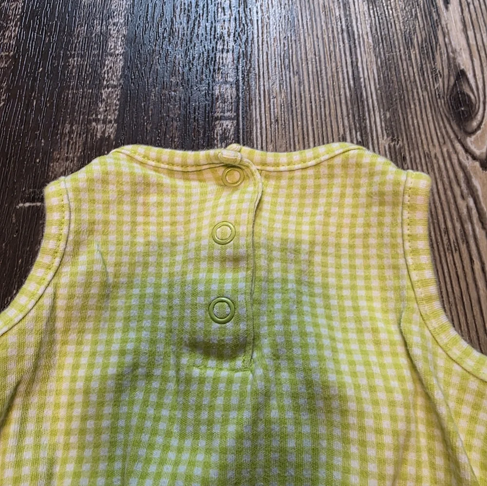 Carter's Yellow Gingham Diaper Cover Set